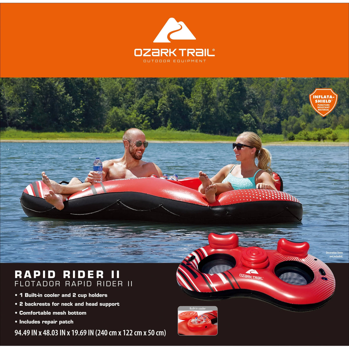 Inflatable River Tube Raft B9285