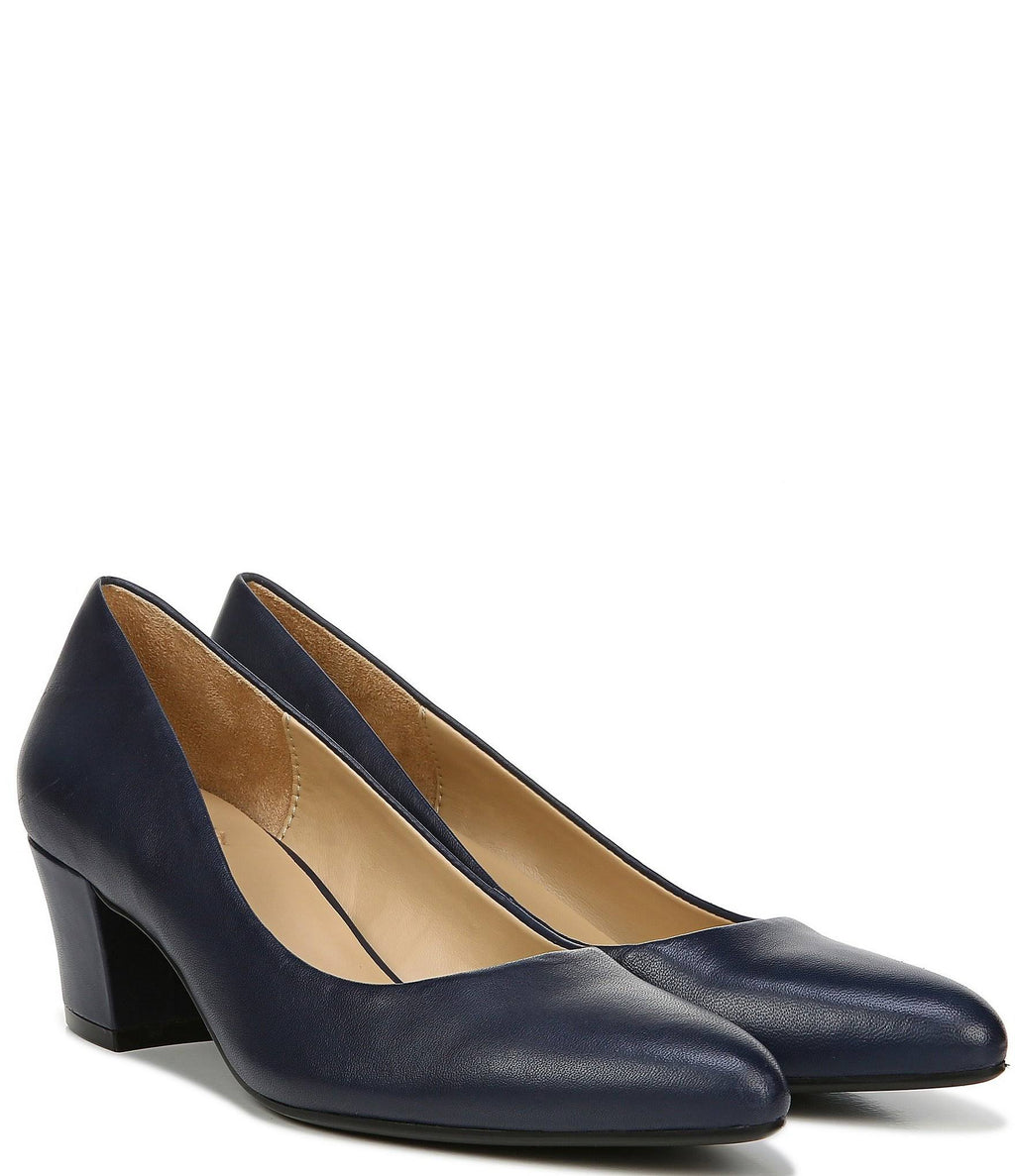 Nude Leather Pumps S4439