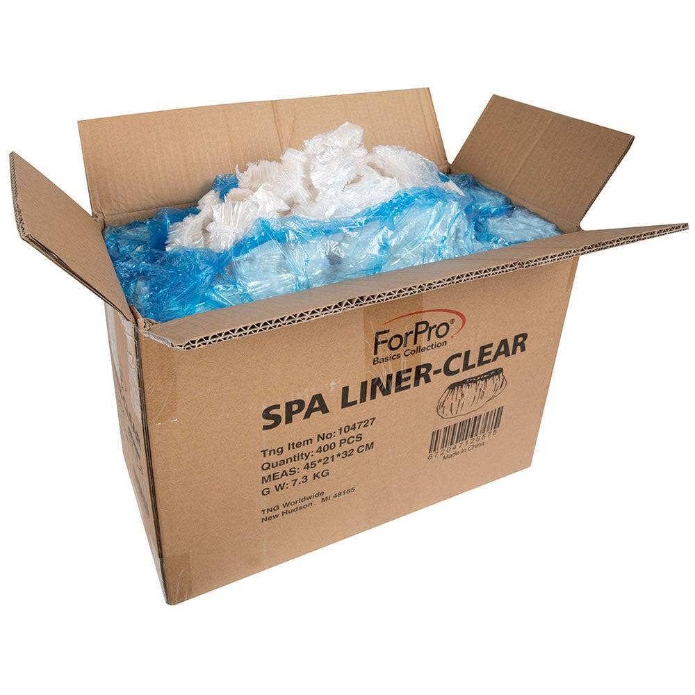 Disposable Pedicure Spa Liners, Clear E9290