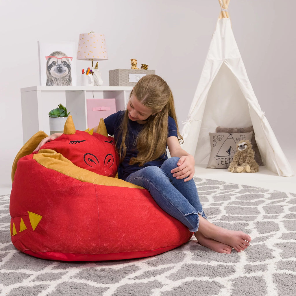 Bean Bag Chair Memory Foam Lounger with Soft Cover 2.5 ft H7611