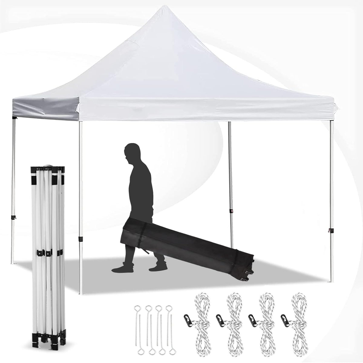 10'x10' Instant Canopy Tent with Roller Bag O1853