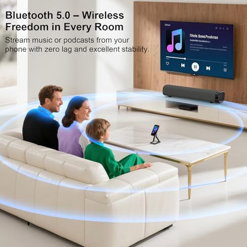 50W Bluetooth Soundbar with 3D Surround Sound P9091