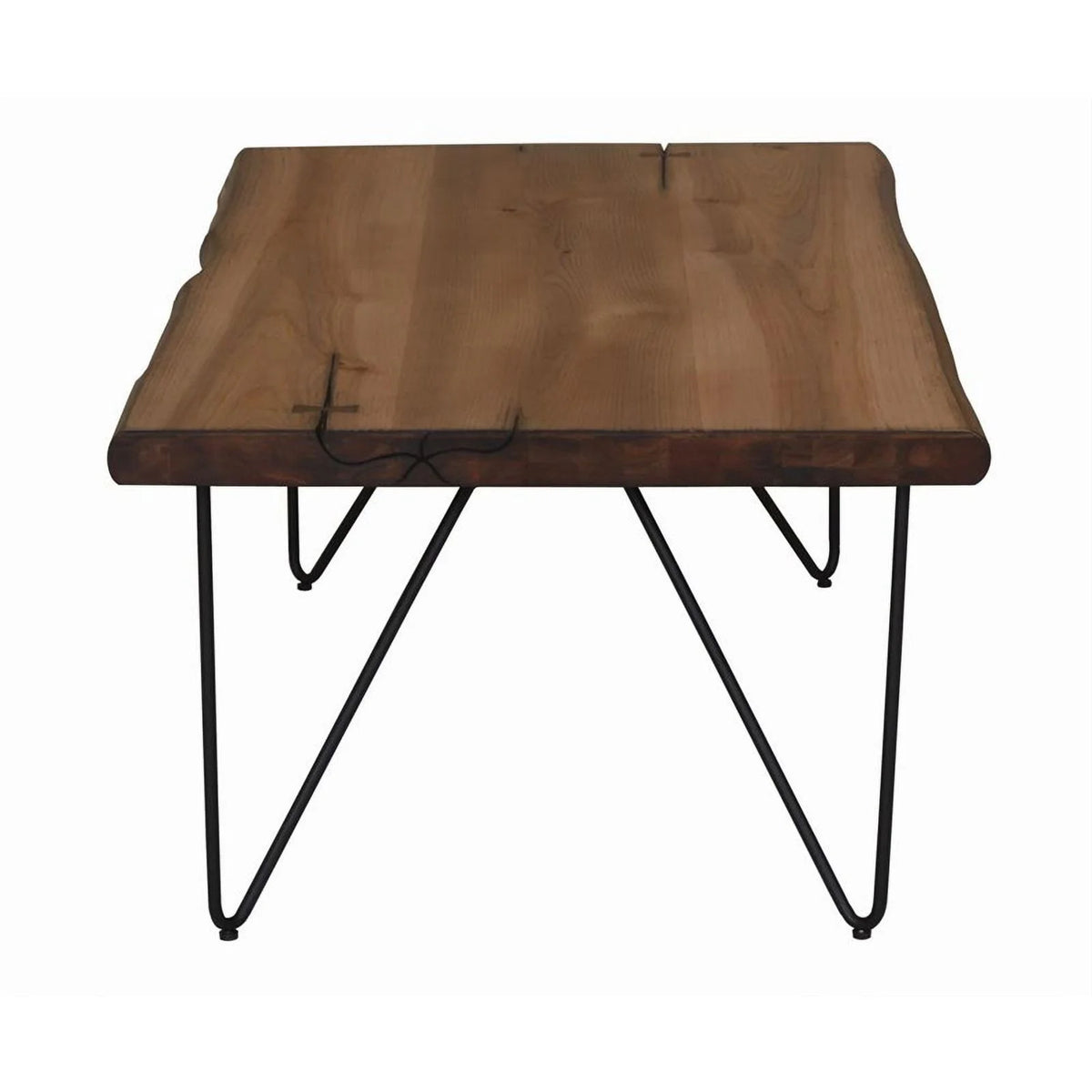 Mid-Century Wood Coffee Table with Hairpin Legs G3085