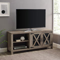 Grey Wash 58 Inch Wood TV Stand J10911