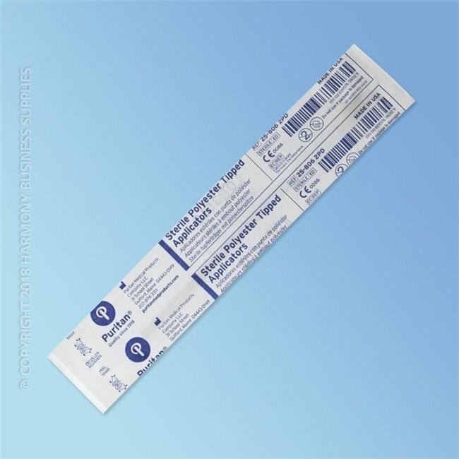 Sterile Regular Tip Polyester Swab E19395