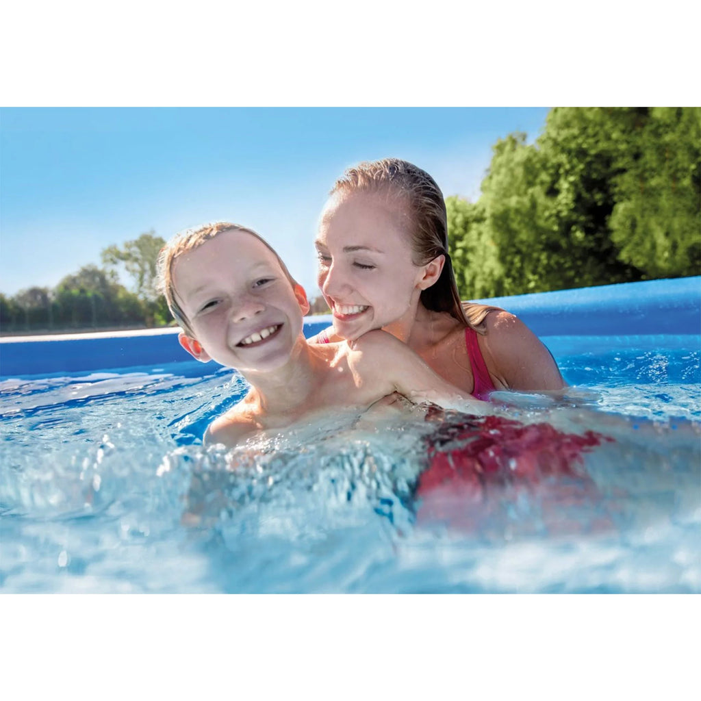 8ft x 30in Round Inflatable Above Ground Swimming Pool Q659734