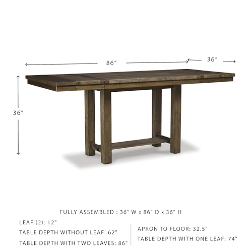 White Dining Extension Table with Trestle Base W365