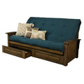 Queen Size Wood Storage Futon S3929