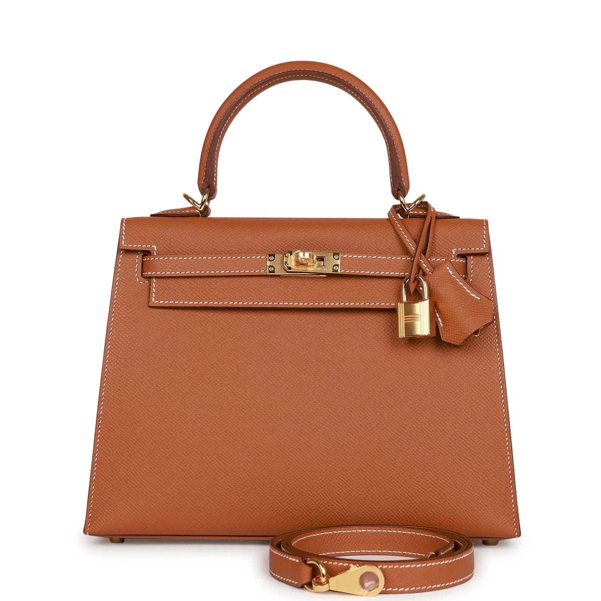 Gold Epsom Leather Handbag L15236