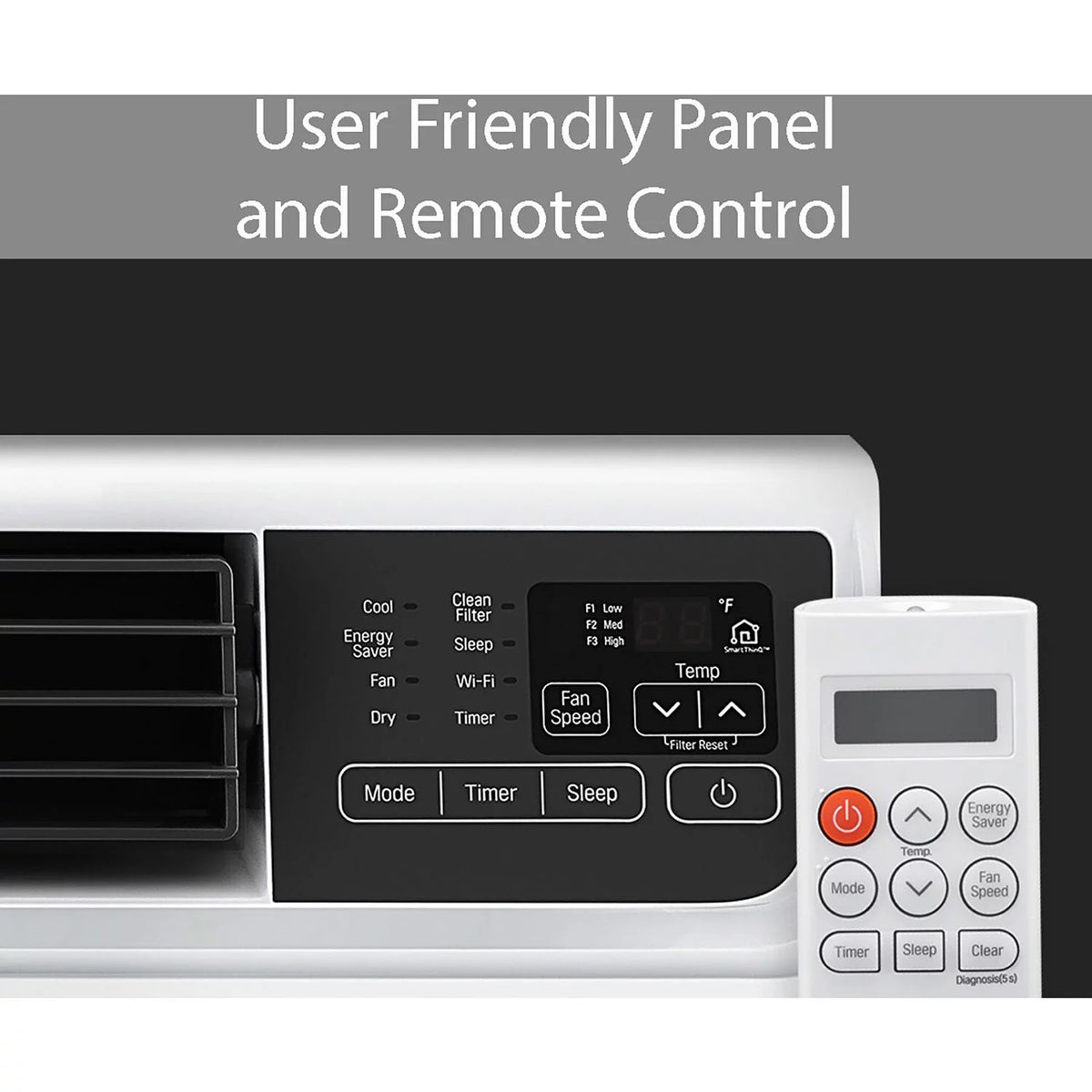 115V 14,000 BTU Smart Window Air Conditioner G8385