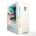 White AMD Ryzen 5 2600 NVIDIA RTX 3060 12GB 32GB DDR4 3200 RAM 1TB NVMe SSD Windows 11 Pro Gaming PC U136