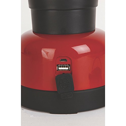 Coleman Classic Rechargeable 400 Lumens LED Lantern, Water-Resistant Lantern with USB Charging Port and Carry Handle N6033