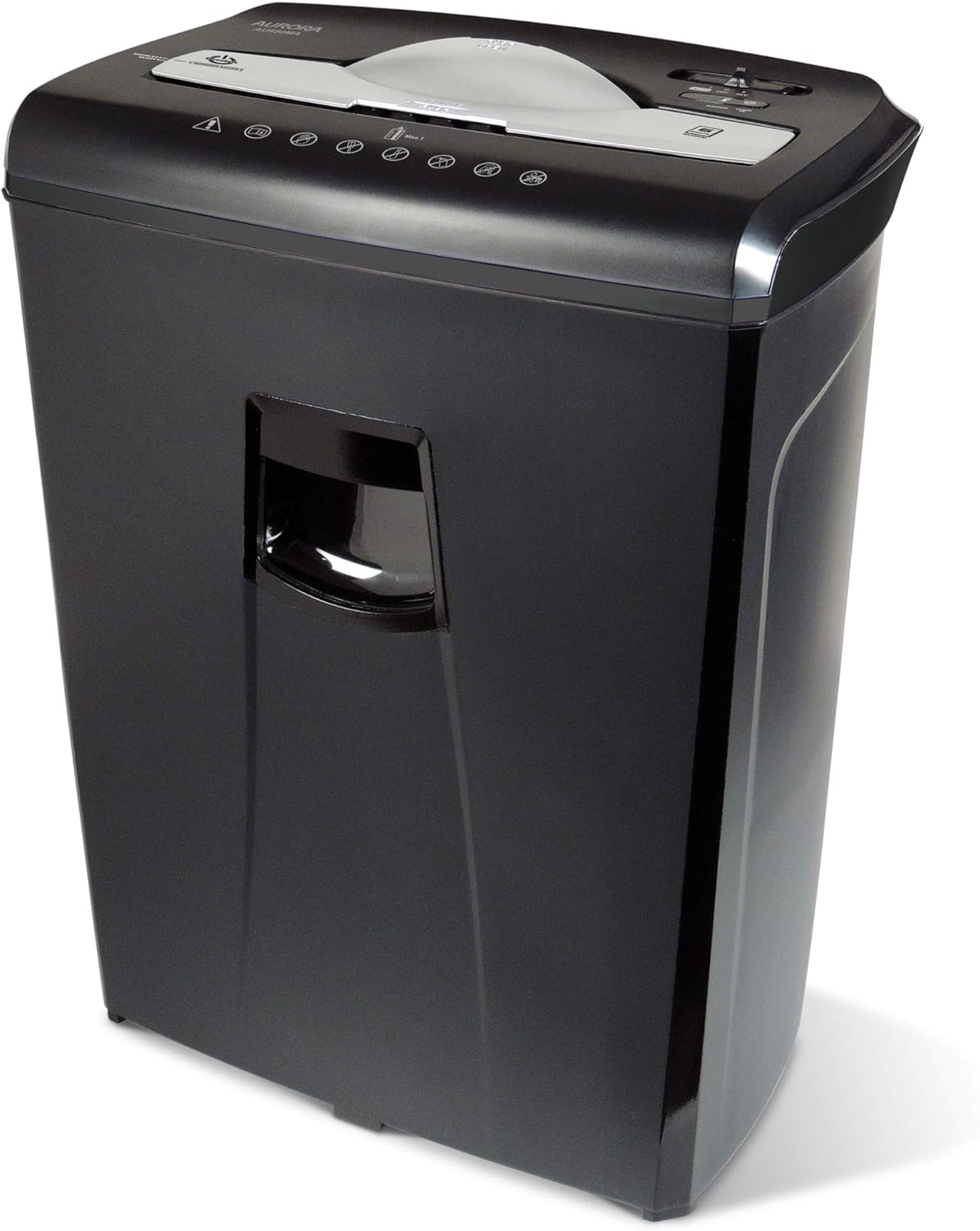 10-Sheet Micro-Cut Paper CD Credit Card Shredder with Pullout Basket T407