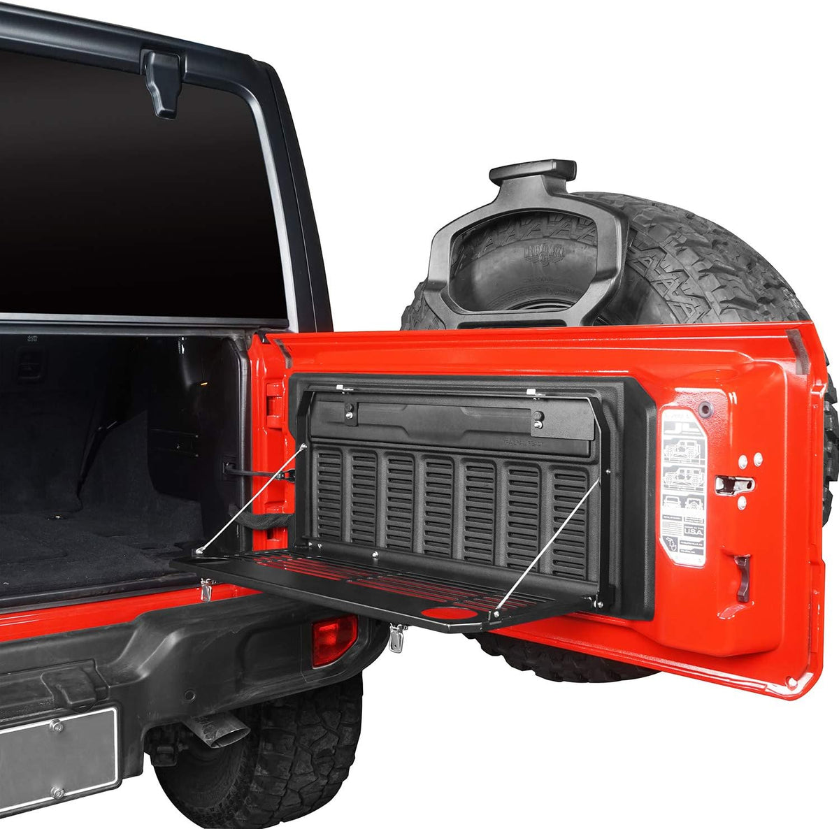 Foldable Tailgate Table Cargo Shelf V153