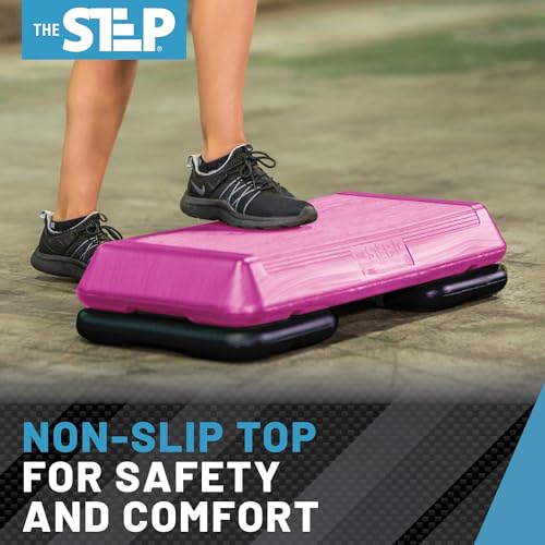 Exercise Step Platform with 2 Risers S17861