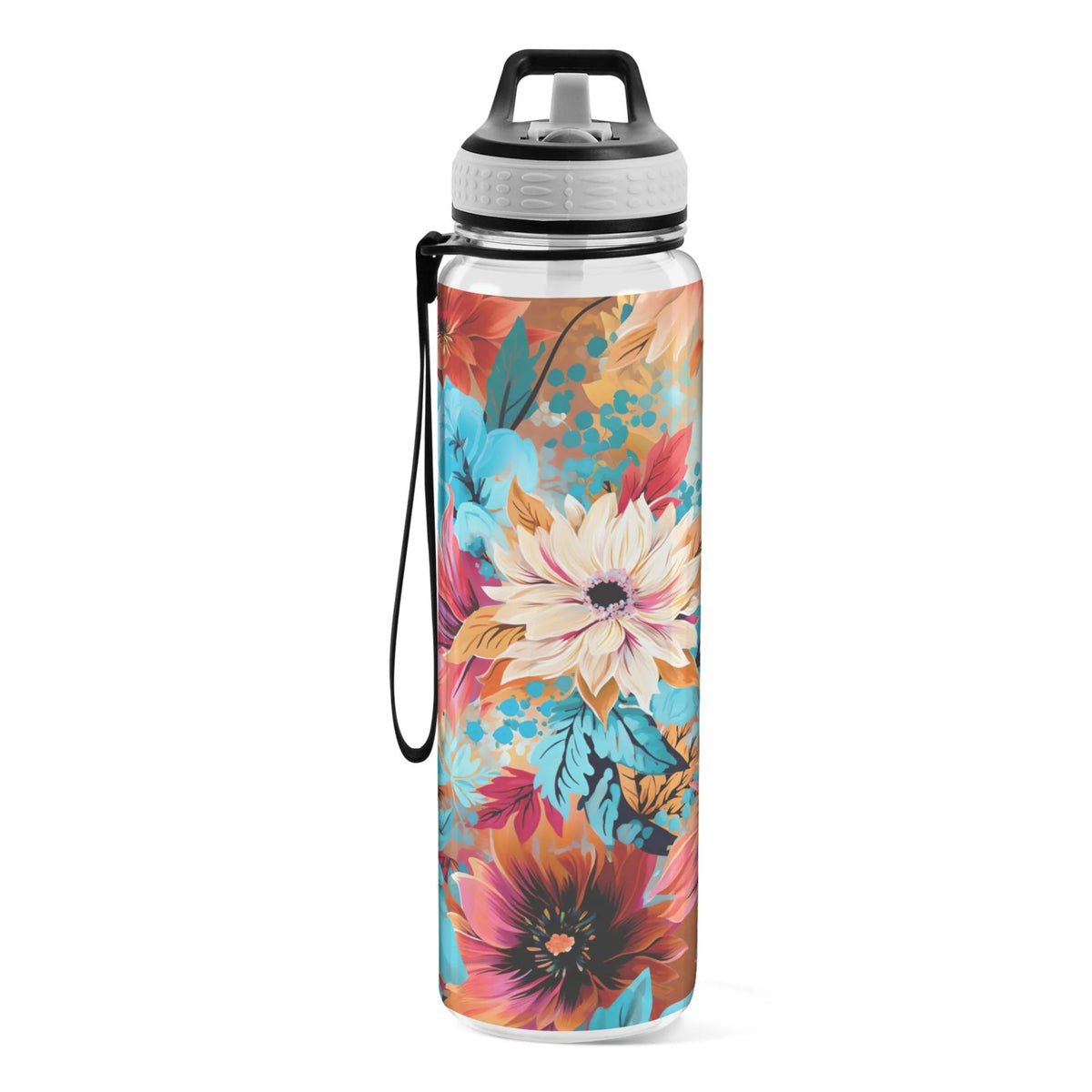 Blue and Pink 32oz Tritan Leakproof Water Bottle with Straw Z414