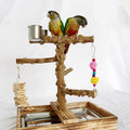 Wood Bird Perch Platform Stand M412338