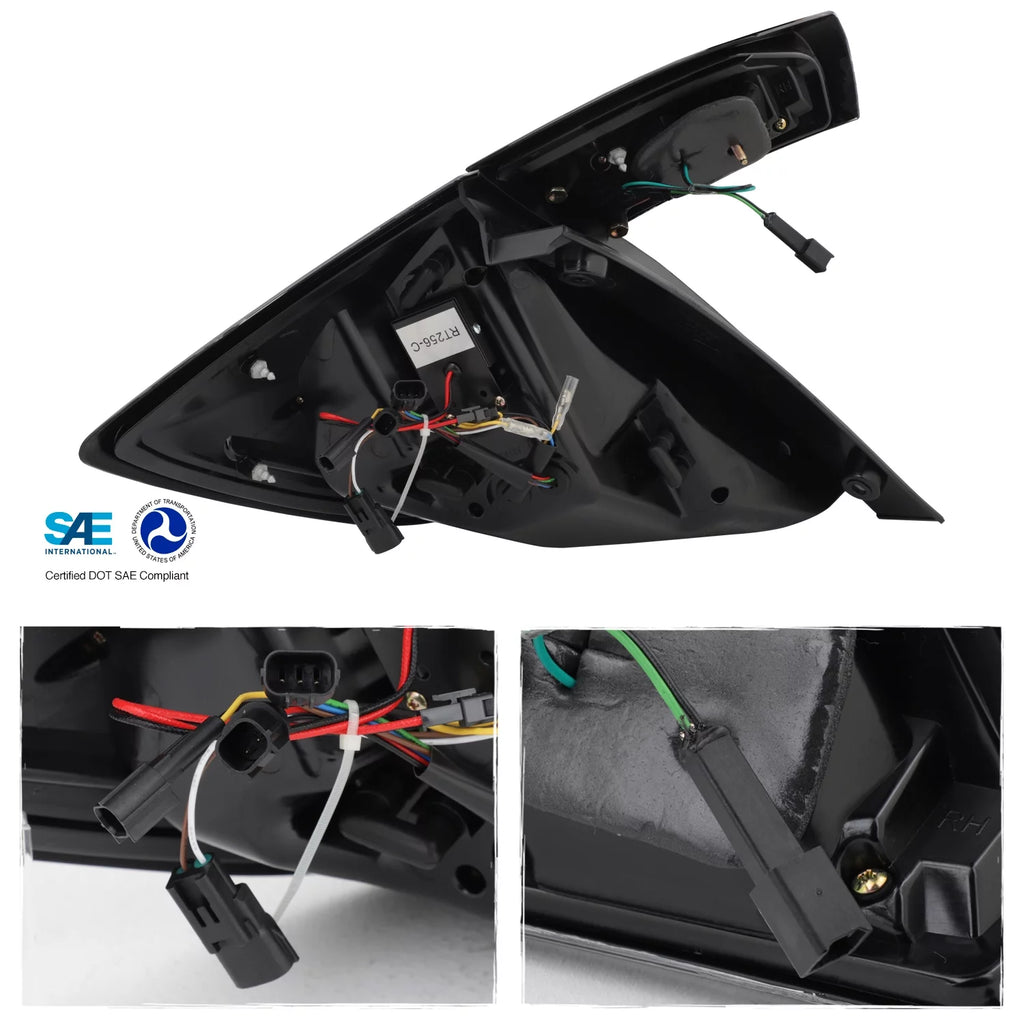 Black Full LED Tail Lights J450065