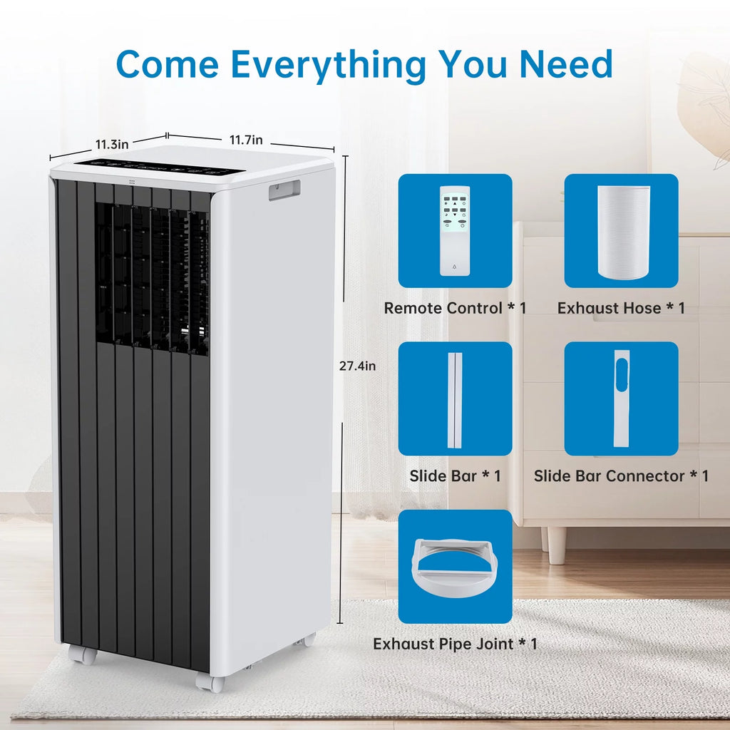 5,000 BTU Portable Air Conditioner Dehumidifier with Remote S866094