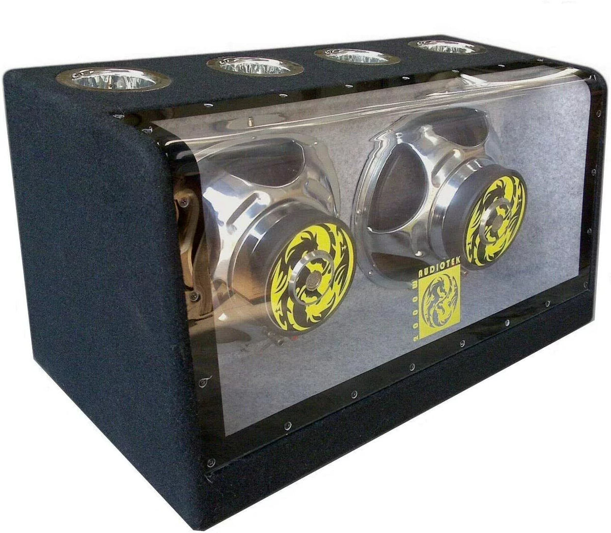 12" 2000W Bandpass Bass Box + Car Audio Amplifier + Kit Bundle L405656