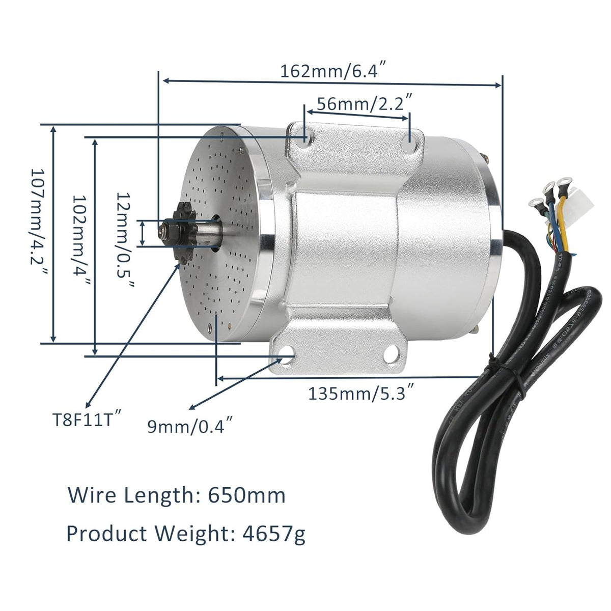72V 3000W Brushless Motor Kit with LCD Display S372642