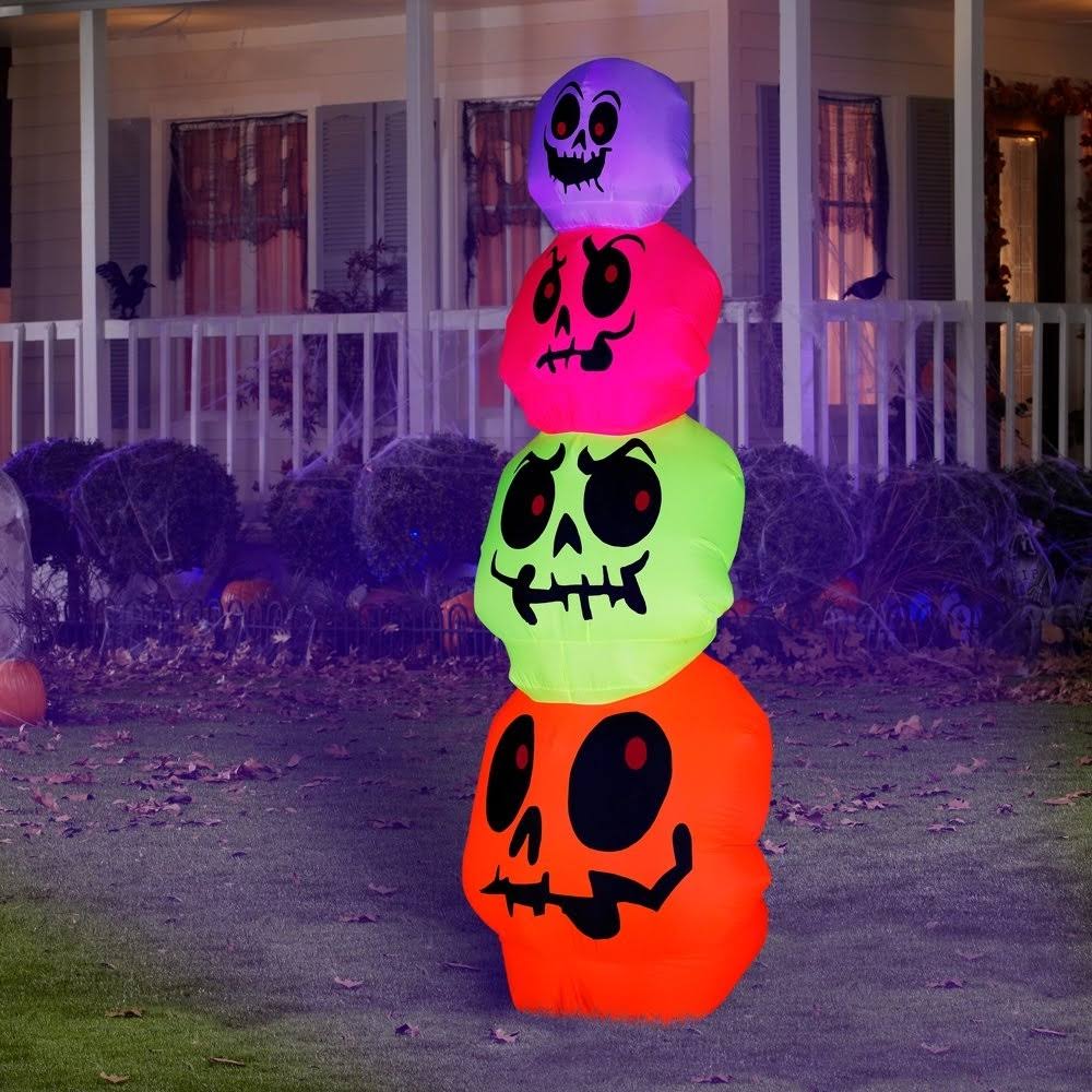 Neon Skulls Stack Airblown G7584