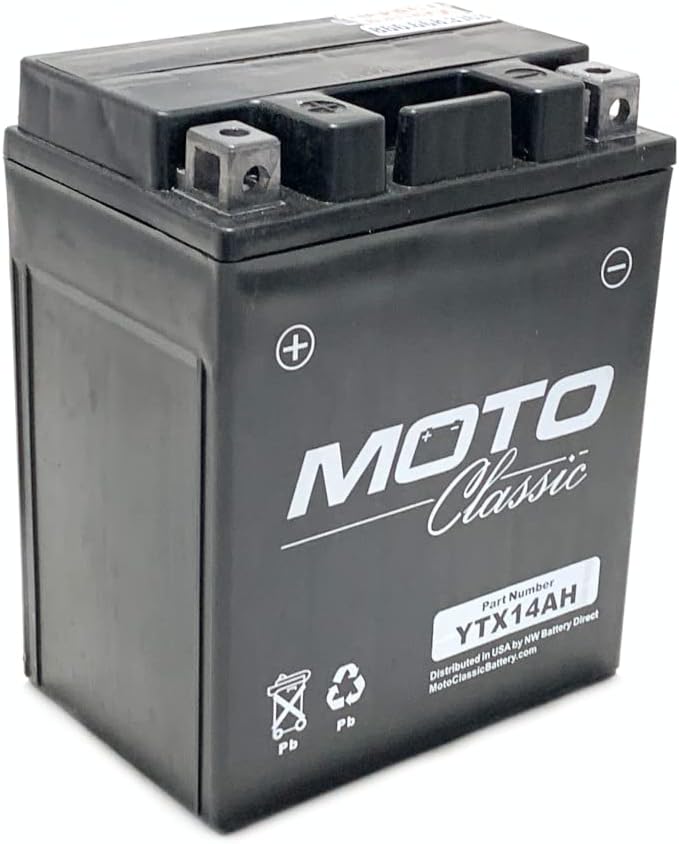 12V 14Ah 230CCA Maintenance Free Motorcycle ATV Battery J238