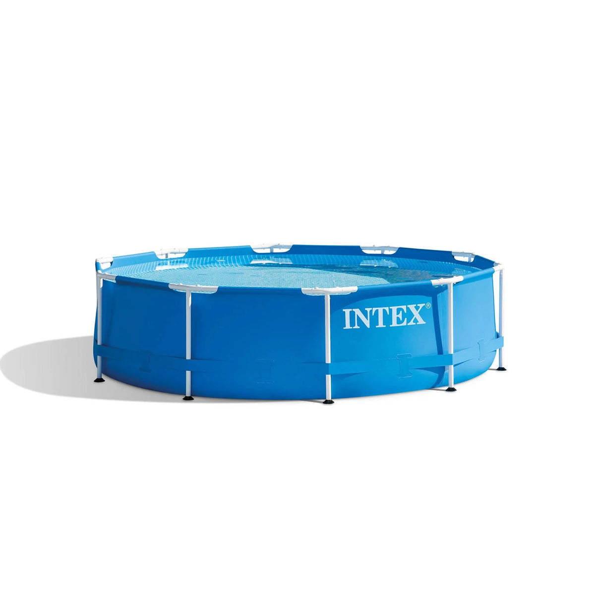 10ft x 30in Metal Frame Above Ground Swimming Pool Set with Filter Pump N4697