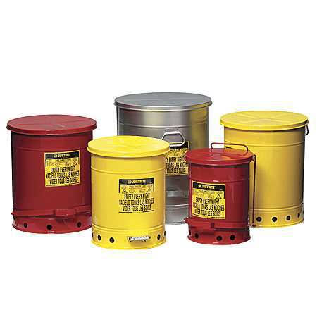 10 Gallon Red Oily Waste Can T741813