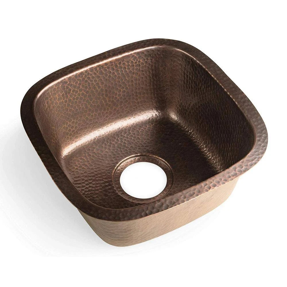 Copper 15 in. Dual Mount Bar Sink Q10400
