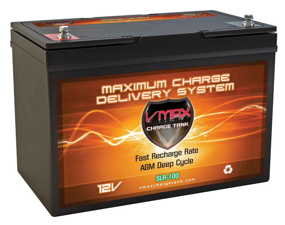 12 Volt Group 27 100Ah AGM Deep Cycle Battery N593782