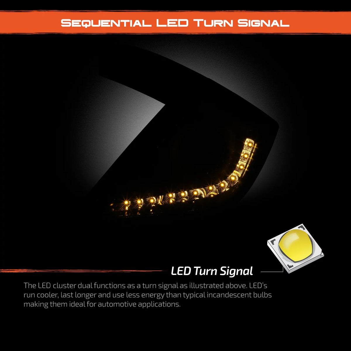 Black Full LED Tail Lights J450065