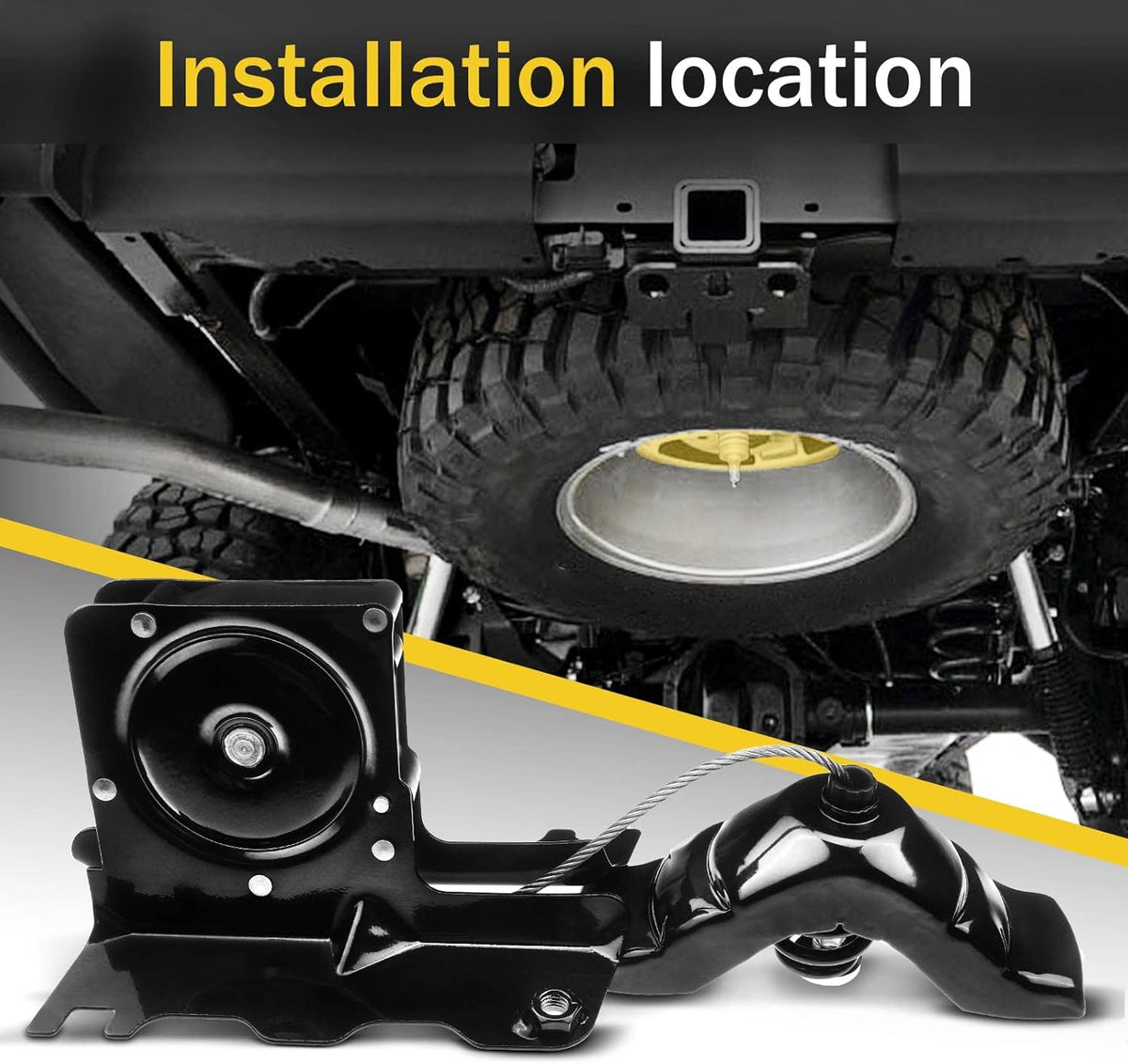 Spare Tire Hoist Carrier for Pickup 2008-2016 X563139