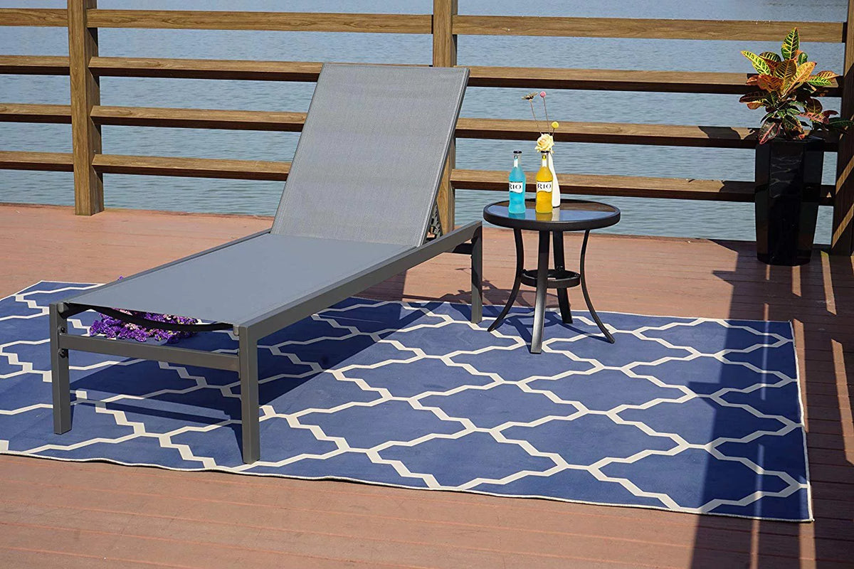 Aluminum Adjustable Chaise Lounge L480637