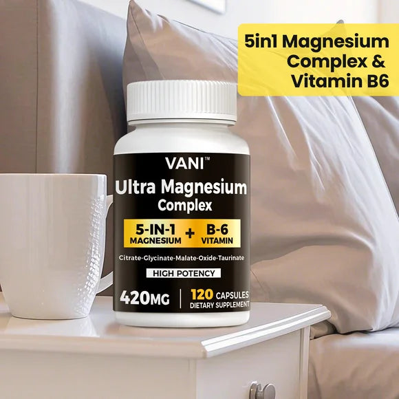 5-in-1 Magnesium Complex 120 Capsules R508