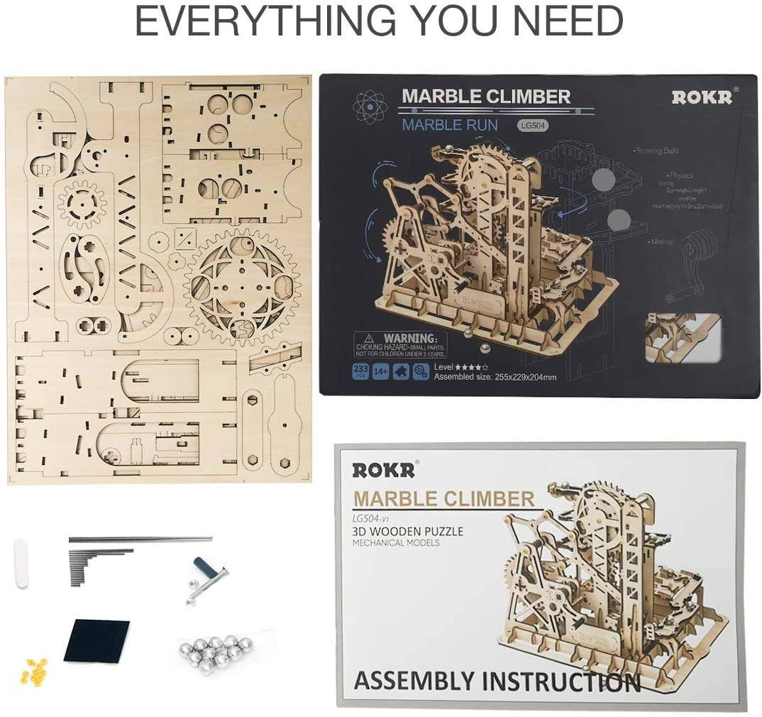 3D Wooden Puzzle Mechanical Model DIY Toy M2337