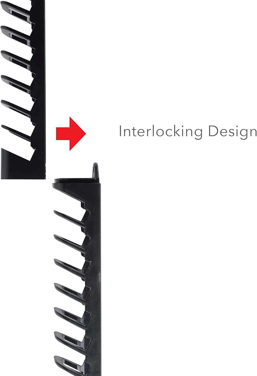 Black 4-pack Wall-Mount Media Storage Rack K36692