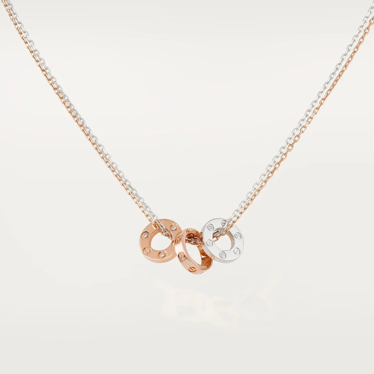Love Necklace 3 Circles Necklace M41570
