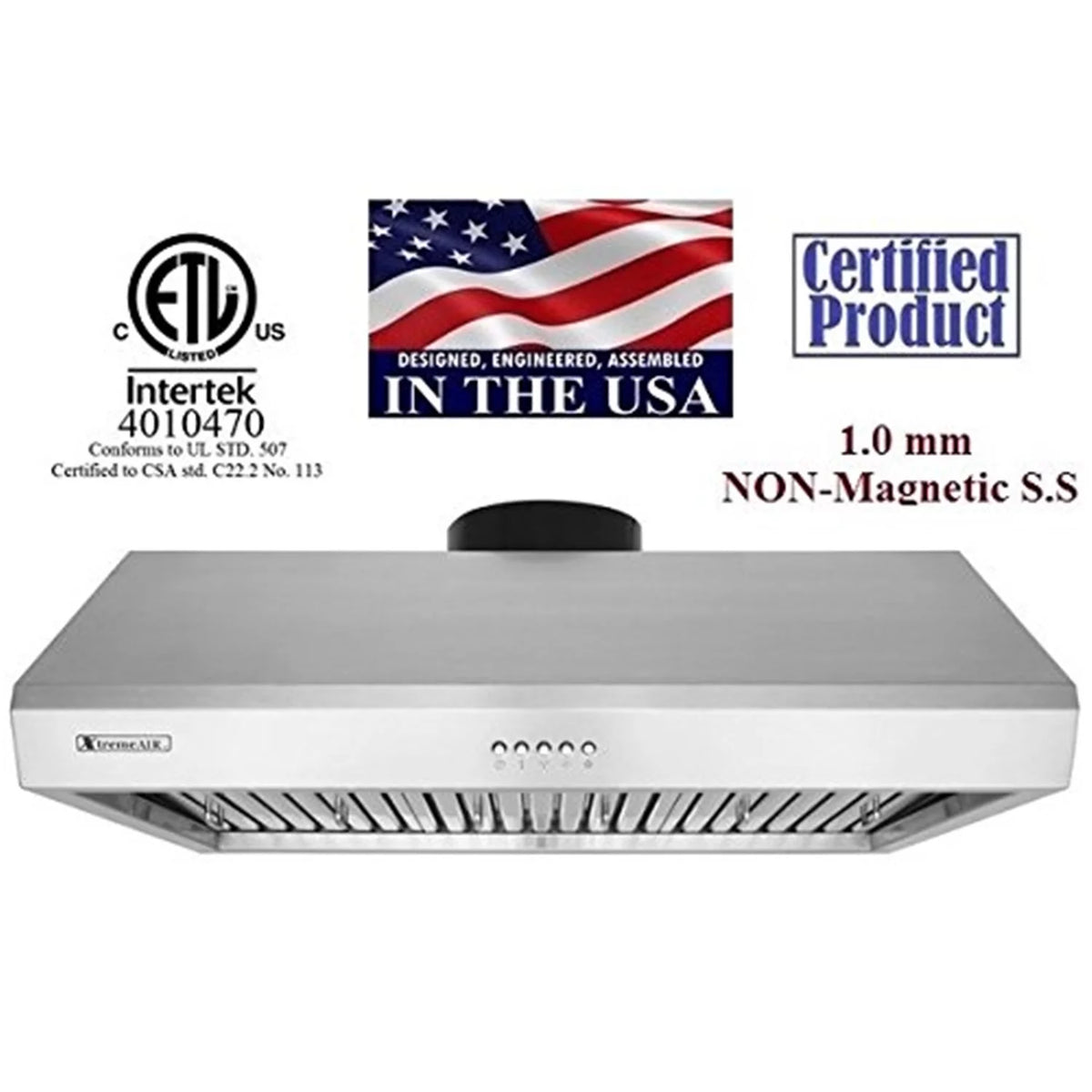 Non-Magnetic Under Cabinet Hood B40394