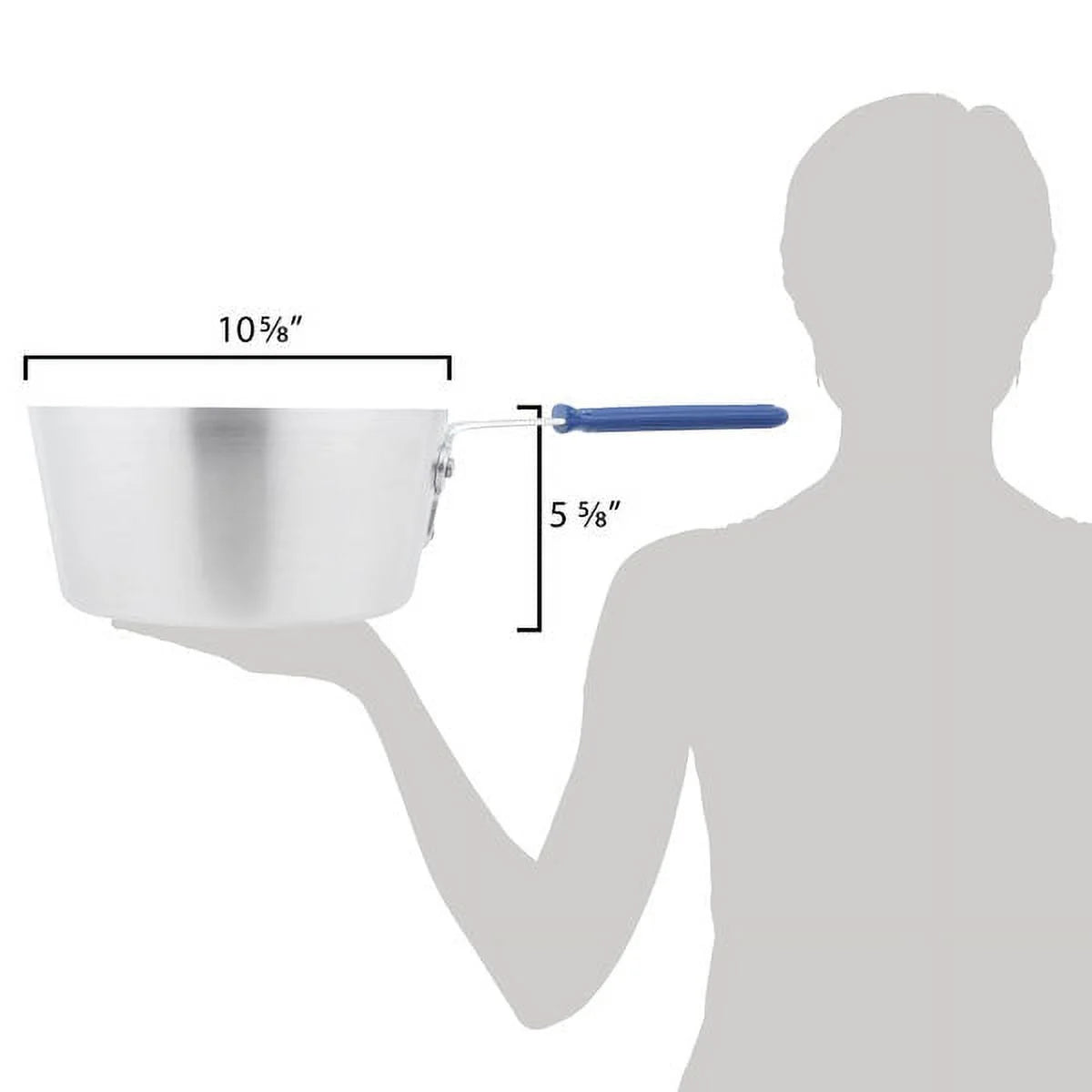 7 Quart Aluminum Sauce Pan W8142