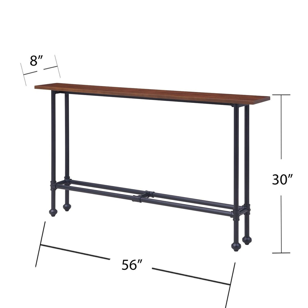 Black/Espresso Console Table Z62854