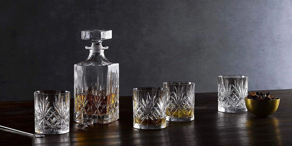 Clear Crystalline Tumbler Set of 4 G427