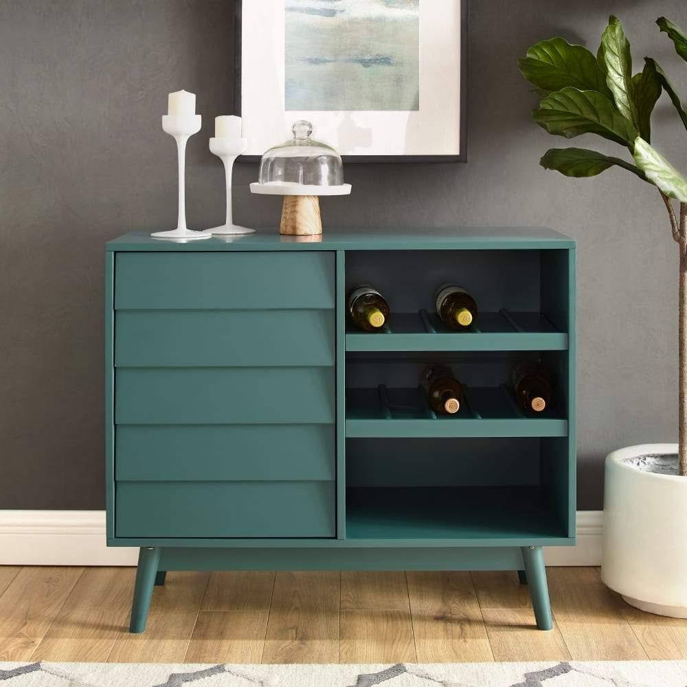 Dark Teal Bar Cabinet U305045
