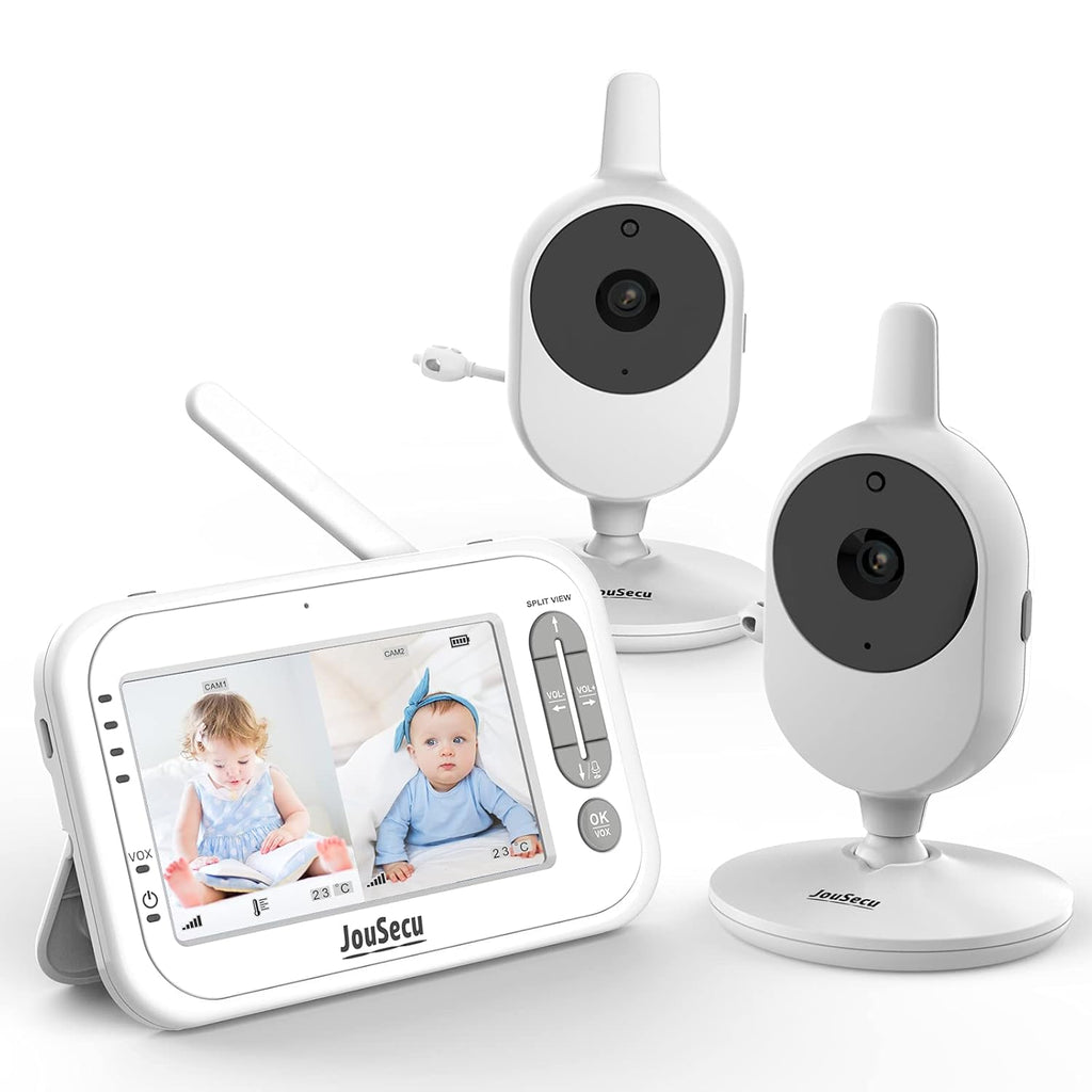 4.3 Inches LCD Split Screen Baby Monitor with Camera and Audio S514