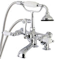 Chrome Clawfoot Tub Faucet with Hand Shower R1751