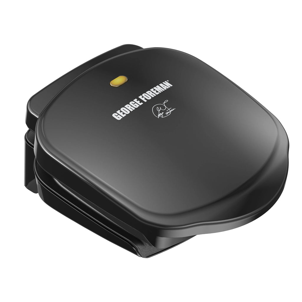 2-Serving Electric Indoor Grill and Panini Press, Black H886