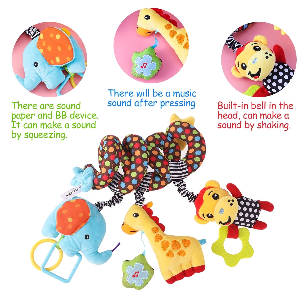 Spiral Plush Toy G43834