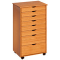6+2 Drawer Wide Roll Cart G1710