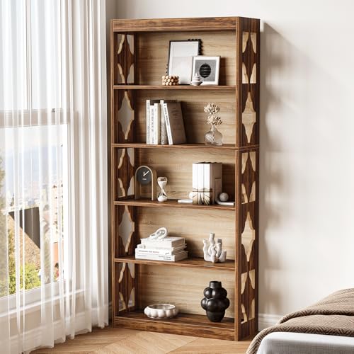 69.9" 5-Tier Vintage Bookshelf I5196