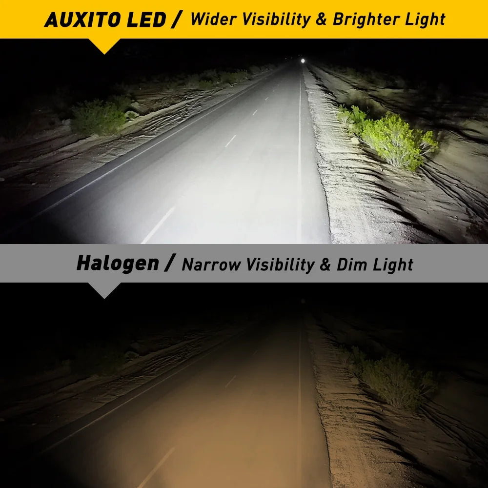 9012 LED Headlight Bulb 6500K Cool White Pack of 2 C166